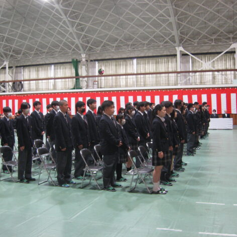入学式が行われました。